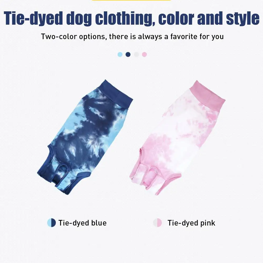 Лечебното дрехи за оцветяване на домашни кучета, подходящи за рязане, износостойкая, не вылизывающаяся За малки кучета среден размер