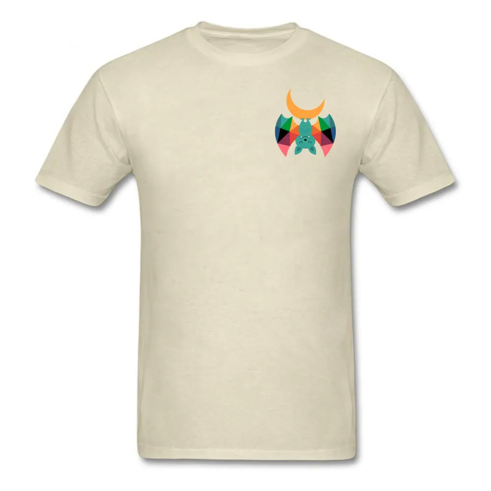 Мъжки t-shirt Moon Child, тениска с геометрична бухалка, дизайнерски мъжка тениска с кръгло деколте, тениски от памучен плат, с къс ръкав, блузи летни