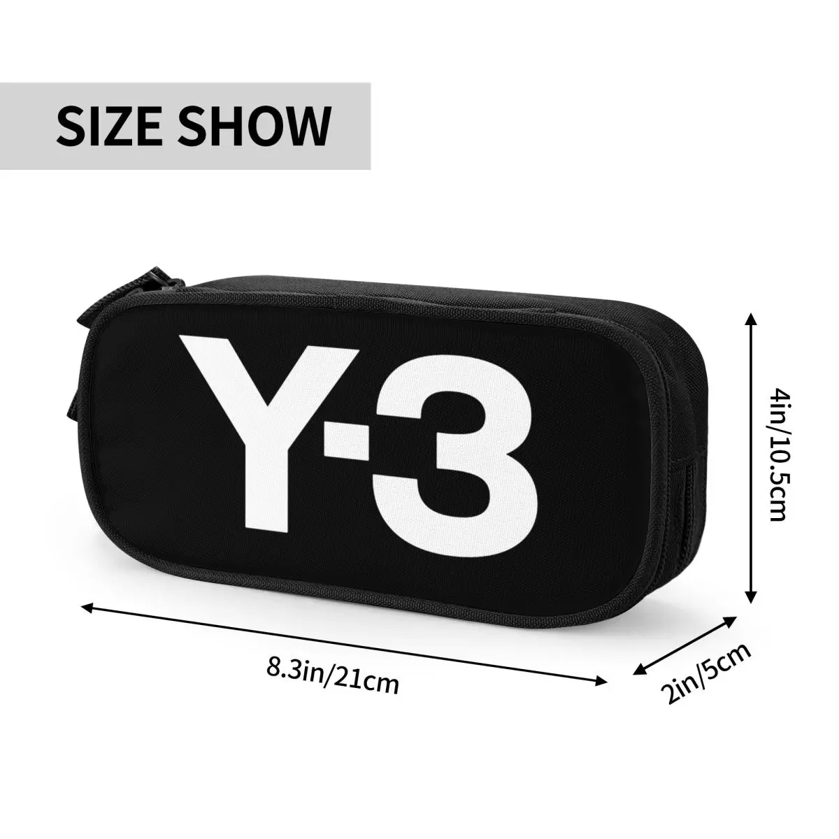 Yohji Yamamoto Чорапи Година 3 Лого Пеналы Модни Пеналы Кутия за Писалки за Студенти Голяма Чанта Студентски Училищна с Цип Канцеларски материали