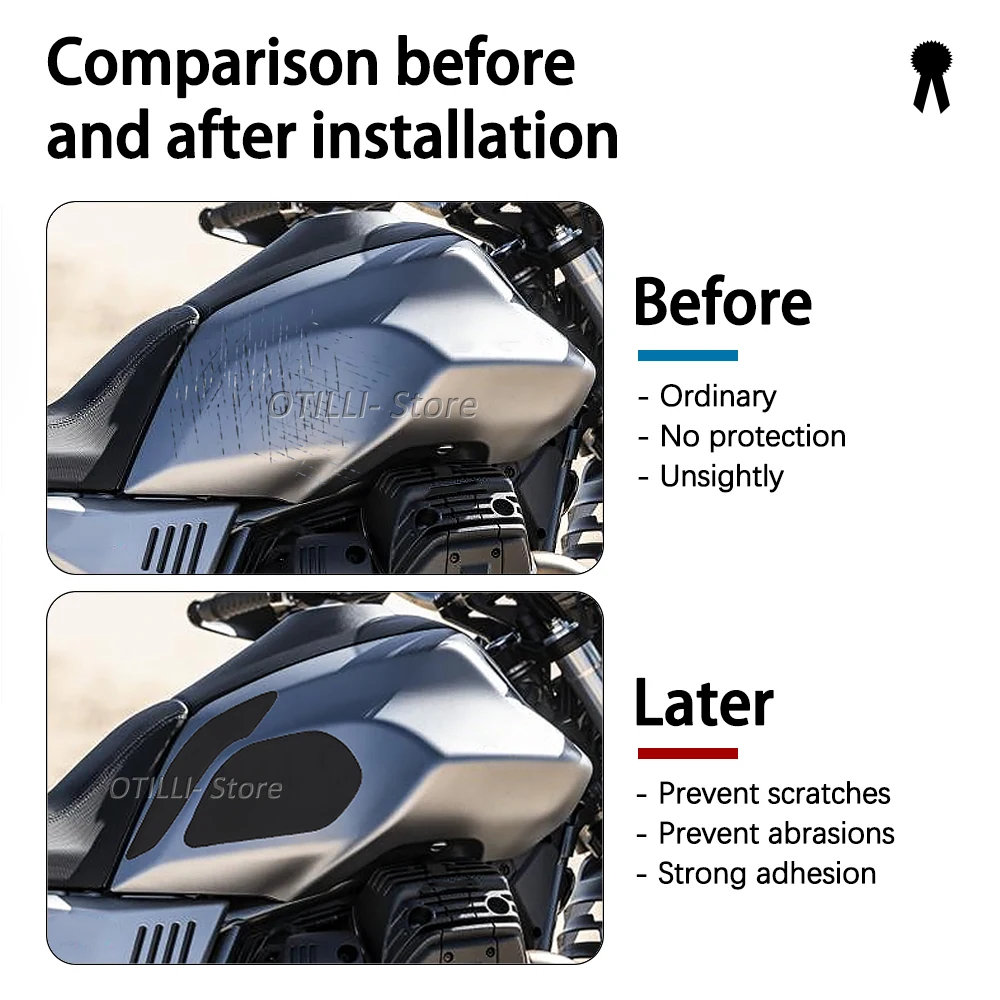 Нова Защитен Стикер За Резервоара Стикер С Газова Коленчатой Дръжка, Дърпане Тампон За Резервоара, За Мотоциклет Moto Guzzi V85TT V 85 TT 2020 2021 2019 2020