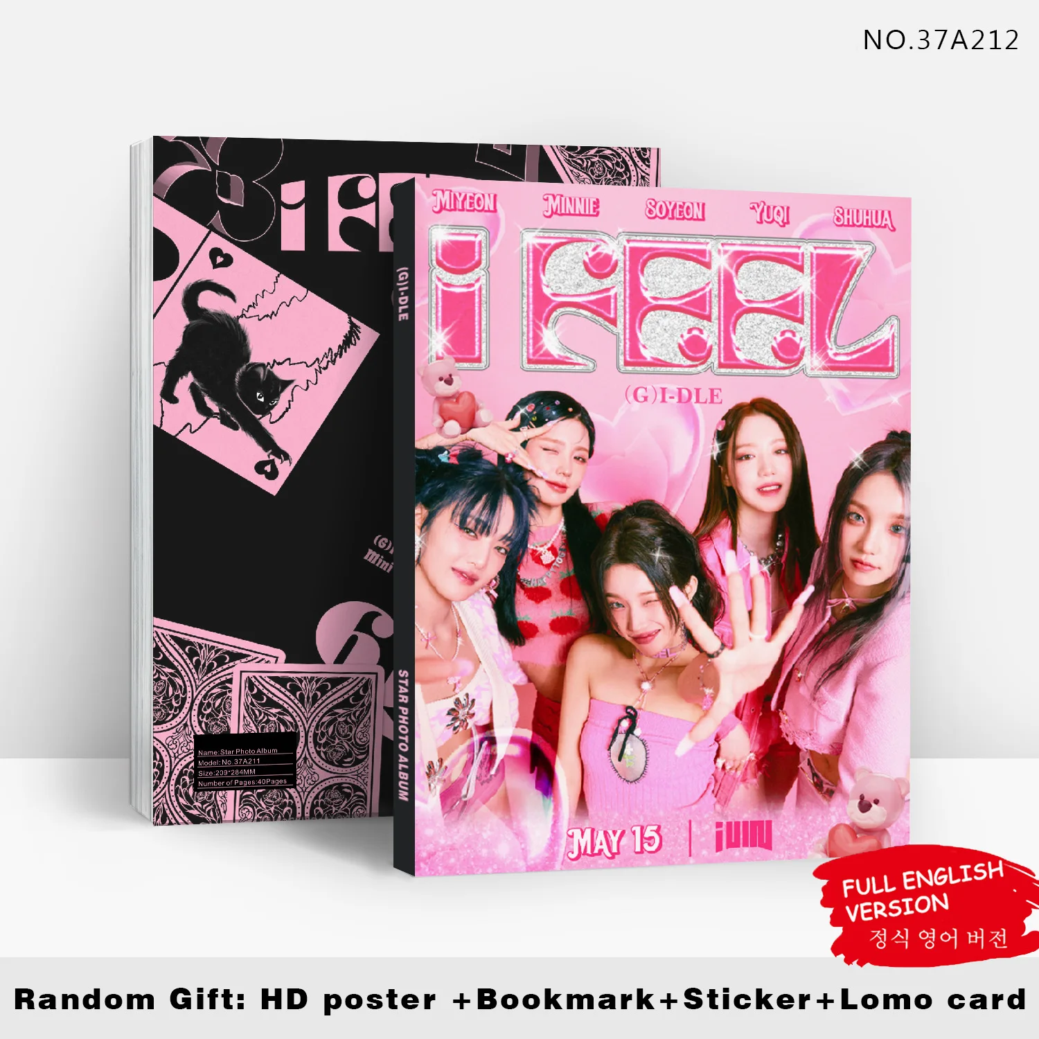 Kpop New (G) I-DLE, Хит на продажбите на Нов Албум I FEEL Photo Collection Юки Шухуа, Колекция от плакати Мини Миен, Подарък серия за феновете