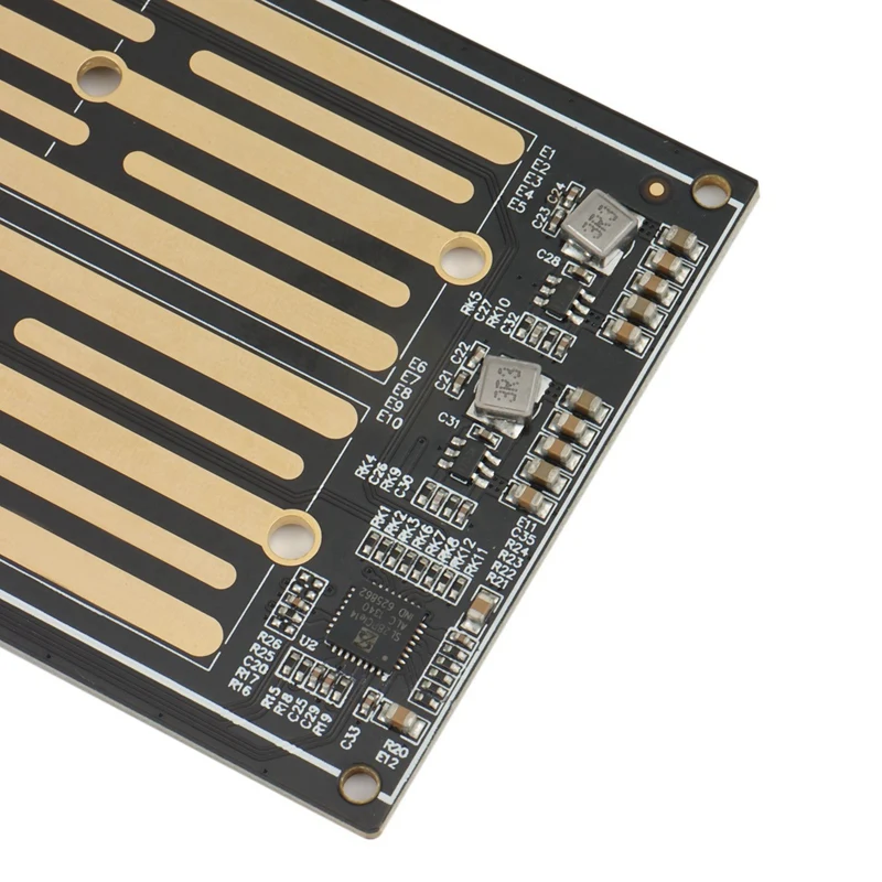 2X M. 2 Странично Card M. 2 NVME КЪМ PCIE X8 Двухдисковый Твърд Диск SSD Адаптер за Карта За Разширяване на Дънната Платка Със Слот PCIE X8 X16K