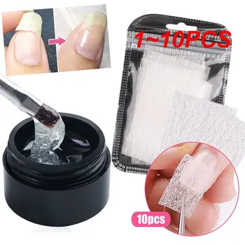 1 ~ 10ШТ Лепило За Изграждане на нокти Nail Art Ремонт на Пукнатини UV-Гел е Безвреден За Нокти Ремонт на Счупени нокти Козметичен Продукт За грижа за ноктите TSLM1
