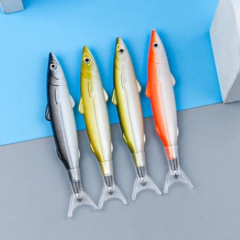 1 бр. Креативна химикалка писалка със сладка рибата Необичайна форма, сладки канцеларски материали, химикалки