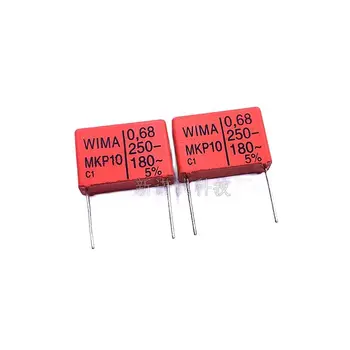 10 бр./Веймарский кондензатор WIMA 250V 684 0,68 ICF 250V 680nF MKP10 Разстояние между крака 22,5