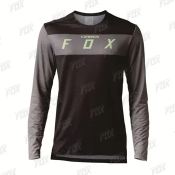 2023 ORBEA FOX Мъжка Велосипедна Фланелка, риза за мотокрос, МТБ, Джърси за скоростно спускане, дрехи за офроуд DH МТБ.