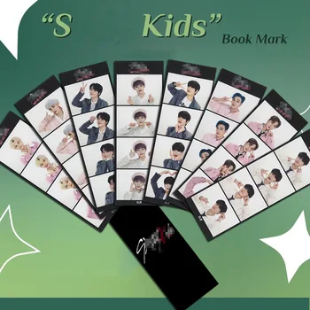 8 бр. /компл. Kpop Hot Idol SK Four Palace Grid Самостоятелно Photo Bookmark Колекция от Висококачествени карти За Украса LeeKnow Felix Han
