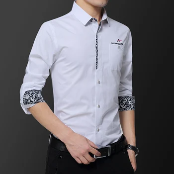 Camisa masculina roupas de marca 2022 camisa de manga longa xadrez magro ajuste camisa plus size camisa casual roupas