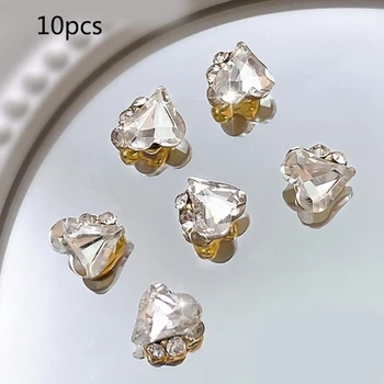 RXJC Стъклени Кристали С Равна Обратна Страна, Смесени Размери Художествени Аксесоари Стъклени Скъпоценни Камъни