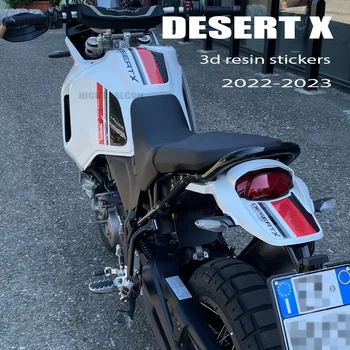 За Ducati DesertX Desert Х 2022 2023 Аксесоари За Мотоциклети 3D Гел Епоксидна Смола Стикер Комплект за Защита на Резервоара