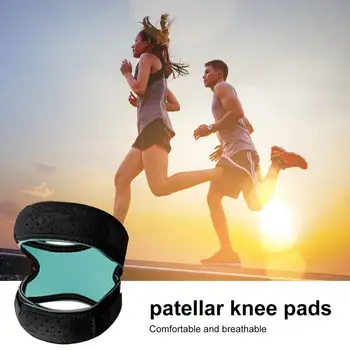 Защита за коленете Регулируема наколенник на капачката на чаша Дишаща компрессионный ръкав за ефективна подкрепа на коляното, Задържане лента за оптимална работа