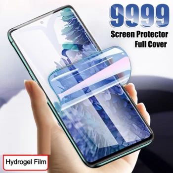 Защитно Гидрогелевая филм с пълно покритие За Samsung Galaxy S21 S22 FE S20 Ultra S9 S10 S8 Plus Мека Защита на Стъклото