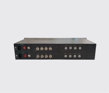 конвертор оптоволокна в sdi, 4 канала 3g-sdi видео / 3.5 мм аудио по един оптоволоконному конектора FC / ST, 20 км