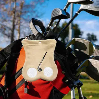 Лека забавна чанта за съхранение на топки за голф на 8 топки за голф и 12 тениски Титуляр за тениски за голф Джоба Органайзер за спортни принадлежности на открито
