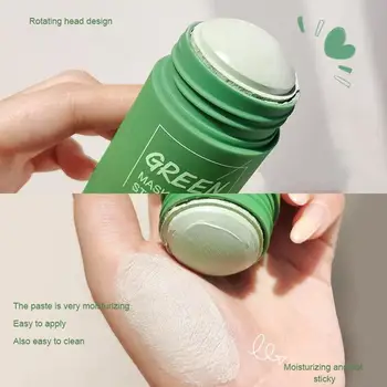 Маска от зелен чай с твърда контрол масло за лице Хидратиращ Почистваща Маска За лечение на Акне, премахване на пори, Акне, Грижи за кожата