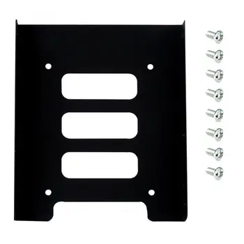 Метална тава за твърд диск 2,5-3,5-инчови SSD-диск на твърдия диск Метален Монтажен Адаптер за монтиране на Стена