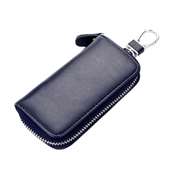 Многофункционална мъжка кожена чанта за ключове от дома в Гуанджоу, подарък чанта за ключове от телешка кожа, Може да бъде външната търговия
