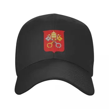 Модни емблеми на Светия Престол И Ватикана, Шапка шофьор на камион, Дамски Мъжки Персонални Регулируема бейзболна шапка Унисекс, лятна