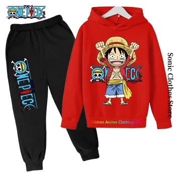 Нова аниме Пълнозърнести качулки, модерен детски пуловер с Luffy, hoody Оверсайз, свитшоты, детско палто в стил хип-хоп, дрехи за момчета, Sudaderas
