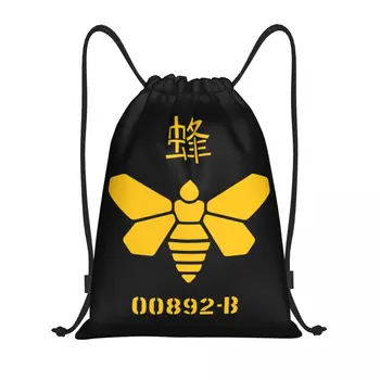 Потребителски Чанти на съвсем малък Breaking Bad Golden Молец Chemical 00892-B за Пазаруване, Раници за Йога Heisenberg Bee Sports Gym Sackpack