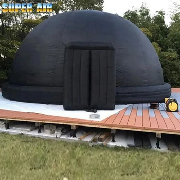 преносим планетариум с черен купол с диаметър 6 м, надуваем прожекционен палатка за училища, научни панаири и т.н