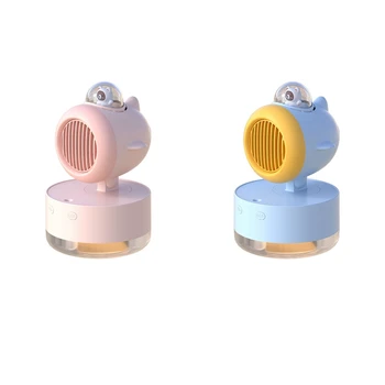 Преносим Распылительный Охлаждащ Вентилатор USB Mini Fan Настолна Турбина За Овлажняване на Студен Въздух Распылительный Фен Многофункционален лека нощ