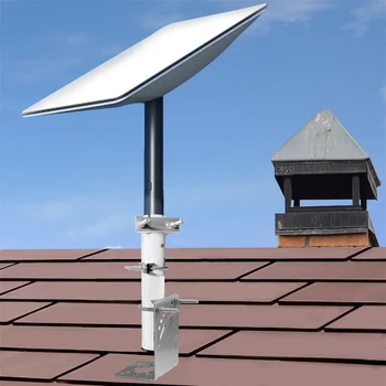Регулируема скоба на антената - подходящ за съвместимост с по-звездната верига и правоъгълна табела, V2, монтаж на покрива и стената