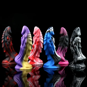 Секс-играчки Aldult, имитация на пениса със специална форма, цветни големи вибратори за мъже и жени CD-TS