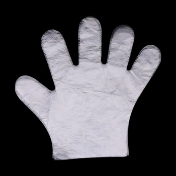 Специална цена за Еднократна употреба Полиетиленови Ръкавици за Еднократна употреба за Дамски Ръкавици, Ръкавици за Еднократна употреба от филма 50 броя с добавена стойност