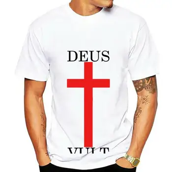 Тениска Ders Vult Католическата Религия Библията Християнски Кръстоносен поход Готин подарък тениска 137