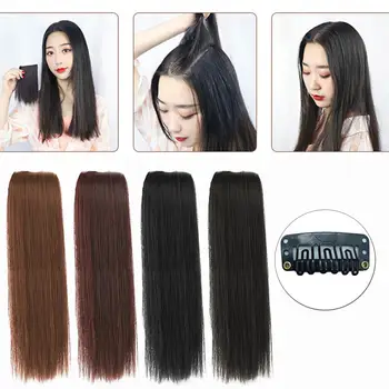 Универсални накладки за перуки с различна дължина, добро качество, тампон за коса, Ультратонкая шнола за коса разширения 4 цвята за момичета
