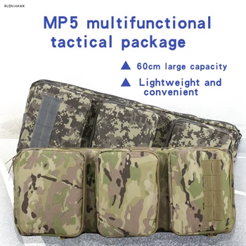 Чанта за тактически оръжия MP5, военно-тактическо облекло, чанта за лов на открито, идеален за пешеходни разходки, каране на велосипед, риболов в открито