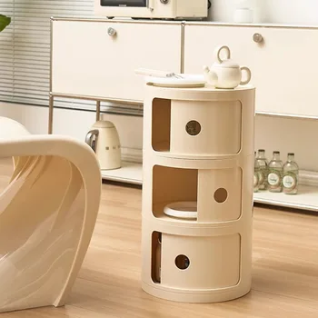 Чекмеджета, нощно шкафче, луксозен страничната модулна маса в скандинавски стил, холна масичка за хола, мебели за спалня De Chambre Chevet