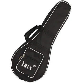 Черна чанта за мандолини, дебели памук раница в етнически стил за съхранение на пазарска чанта, калъф за музикални инструменти, изработени по поръчка