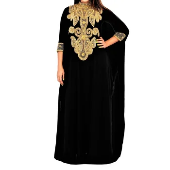Черни Caftans от Дубай, Мароко, Ислямска облекло Farasha Абая, Модни Тенденции В Европа и Америка