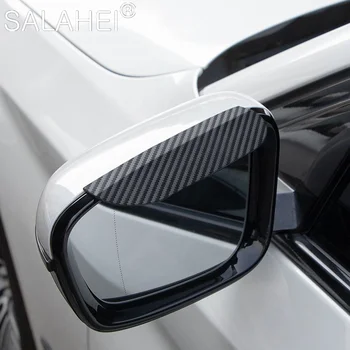 2 елемента Автомобилно Огледало за Обратно виждане Дъжд Вежди Водоустойчив Калъф За Ford Focus 2 3 4 Fiesta Ecosport Everest Ranger Kuga Автоаксесоари