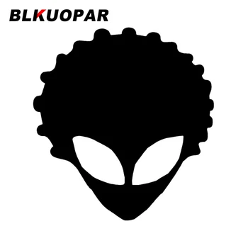 BLKUOPAR Alien Afro Автомобили Стикер Слънцезащитен Крем Оригинални Етикети Творчески Винил Водоустойчив Забавно Мотоциклет Шлем Интериор на Автомобила За Подреждане