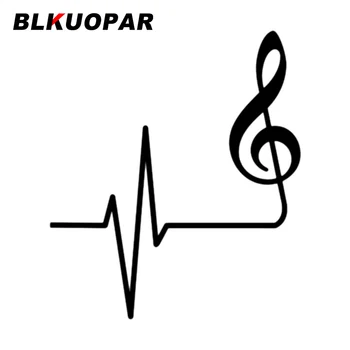 BLKUOPAR Note Ритъм Автомобили Стикер Индивидуалност Оригиналната Vinyl Мультяшная Стикер На Предното Стъкло на Дъска За Сърф Аксесоари за Автомобили
