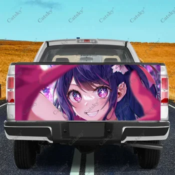 Hoshino Ai Аниме Момиче Truck Decals Стикер на Задната Врата на Камиона, Стикери с Графика за Автомобили, Камиони SUV